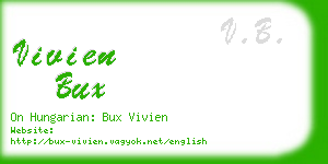 vivien bux business card